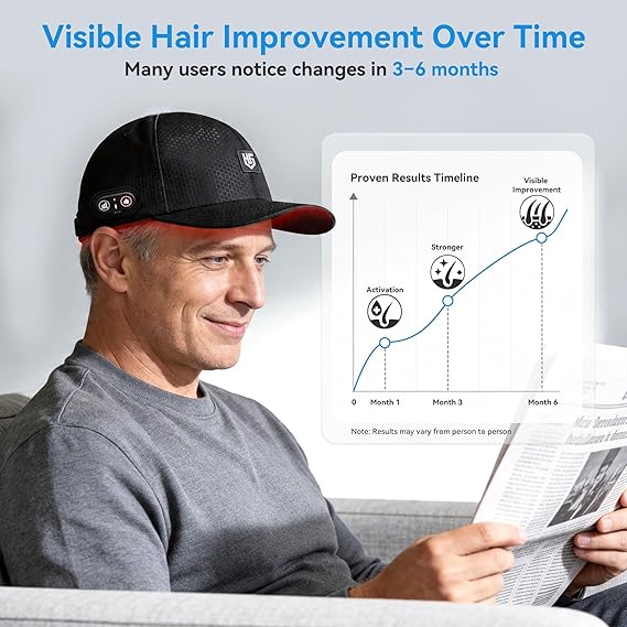 LEDFADE Scalp Therapy Cap. Red Light for Hair Growth