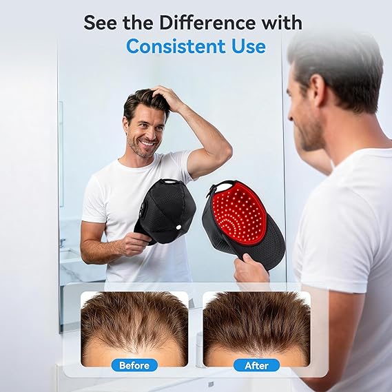 LEDFADE Scalp Therapy Cap. Red Light for Hair Growth